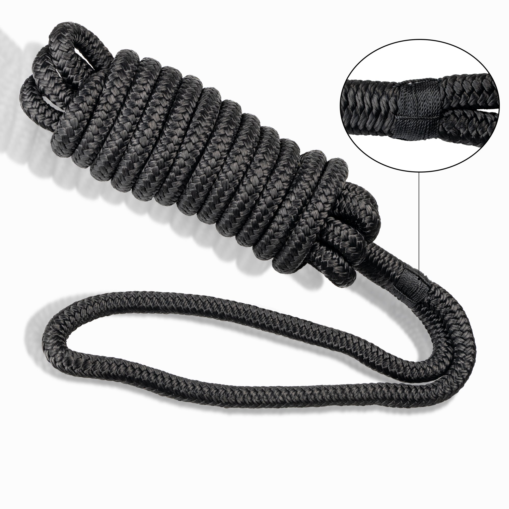 5 Inch Ropes Boat Tow Rope Amarine-made 5/8 Inch Dock Line - 25 FT Double Braid ...